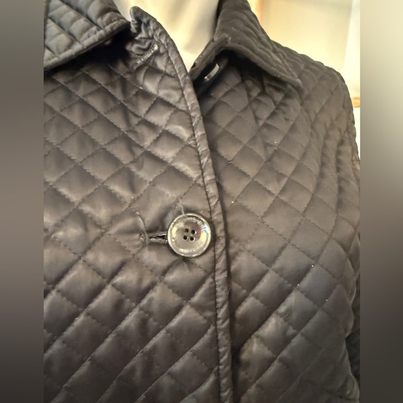 KENNETH COLE NEW YORK Quilted Black Women's Jacket Medium VINTAGE Y2K - Picture 9 of 9